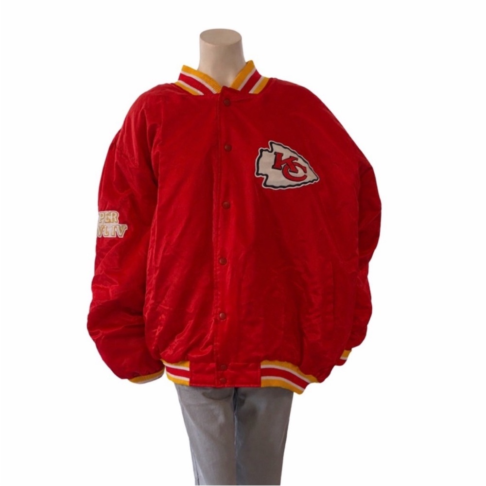 NFL Red and Yellow Puffer Jacket